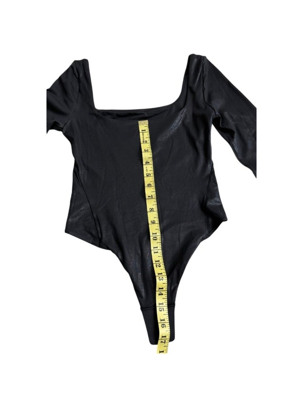 Lululemon XS Wundermost Nulu Square-Neck Long-Sleeve Thong Bodysuit W3INRS NWT - Picture 9 of 16